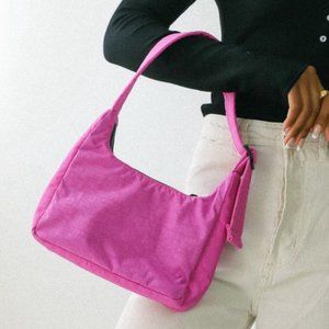 Baggu Mini Nylon Shoulder Bag Extra Pink